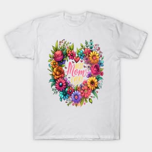 Floral Tribute to the Best Mom Ever T-Shirt